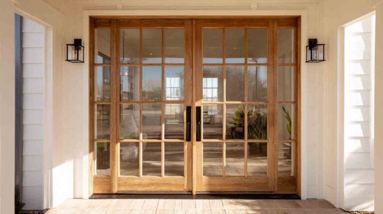 15 Jaw-Dropping Farmhouse Double Front Doors Ideas You’ll Love