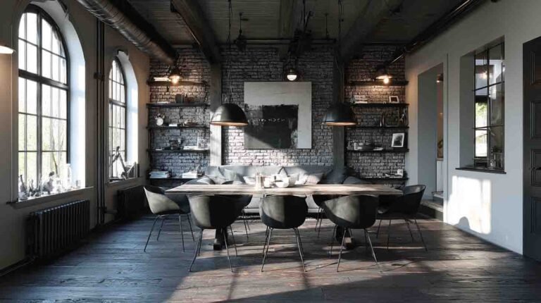 16 Game-Changing Dark Wood Floor Dining Room Ideas
