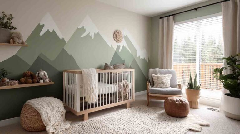 14 Nursery Accent Wall Ideas That Are Seriously Cute and Easy to Copy
