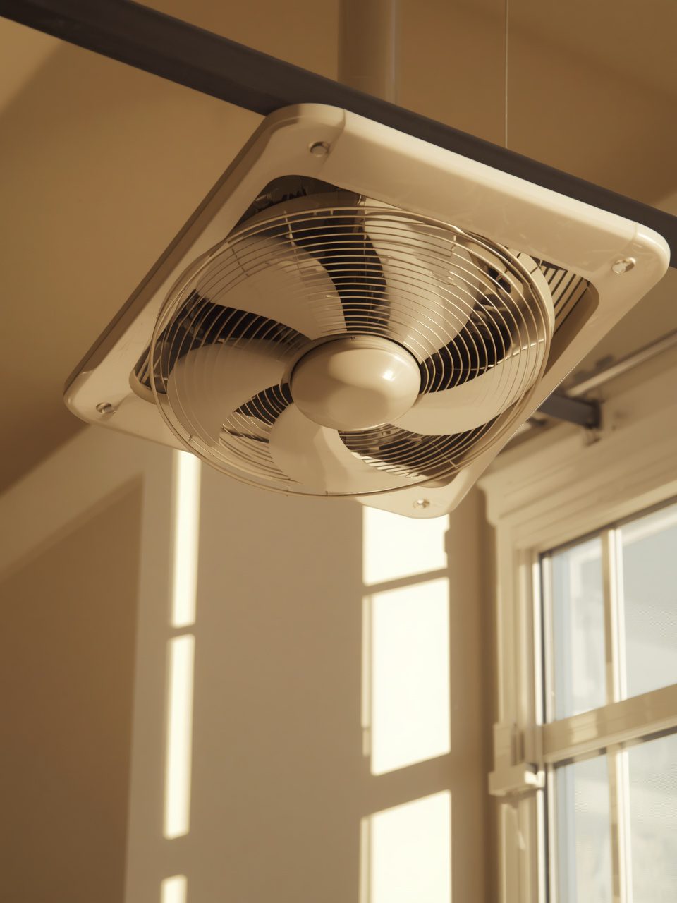 1. Ventilation Fans Setup - 10 Garage Cooling Ideas for Hot Climates Without Air Conditioning You Need Now