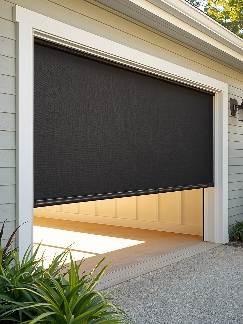8. Garage Door Screens - 10 Garage Cooling Ideas for Hot Climates Without Air Conditioning You Need Now