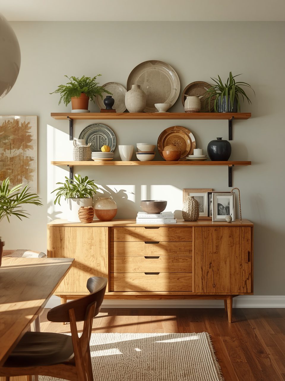 10. Open Shelving Style - 11 Dining Room Sideboard Ideas To Elevate Your Space