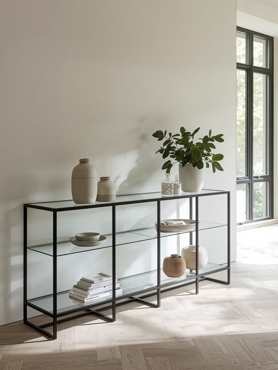 2. Minimalist Metal Frame - 11 Dining Room Sideboard Ideas To Elevate Your Space