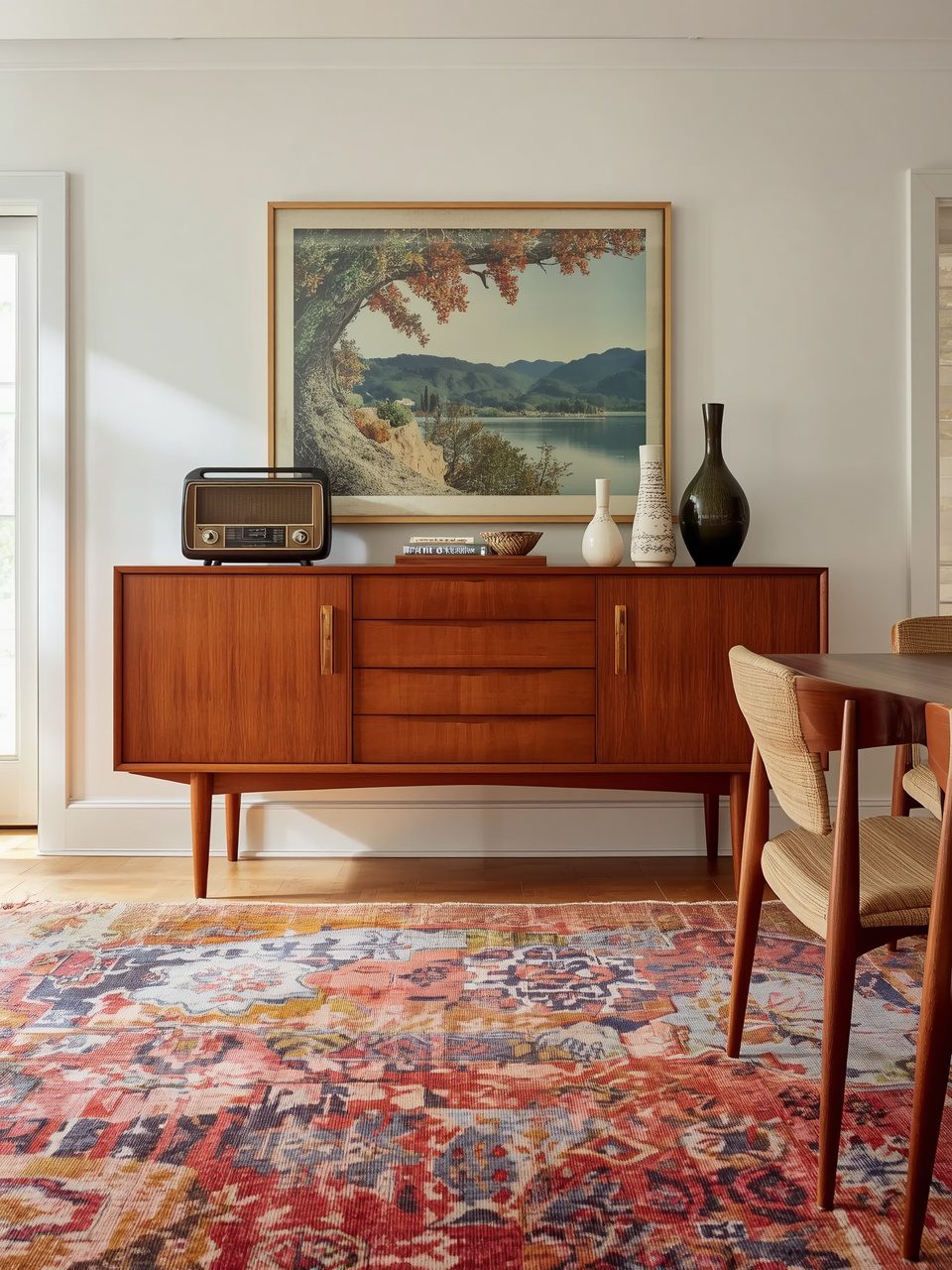 7. Mid-Century Modern Style - 11 Dining Room Sideboard Ideas To Elevate Your Space