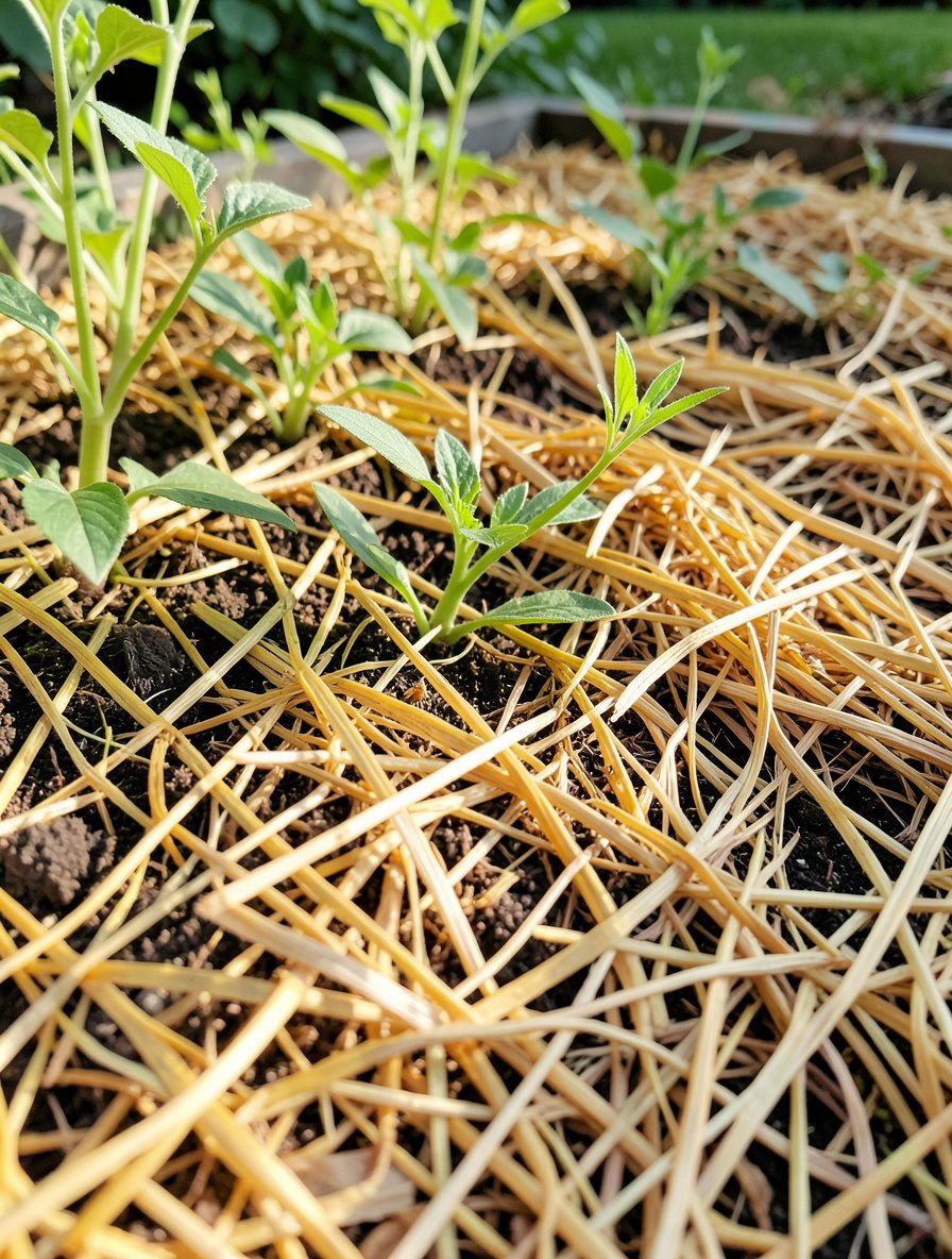 10. Mulch With Natural Materials - 12 Bee-Friendly Garden Ideas for Eco-Conscious Gardeners To Boost Buzzing Life