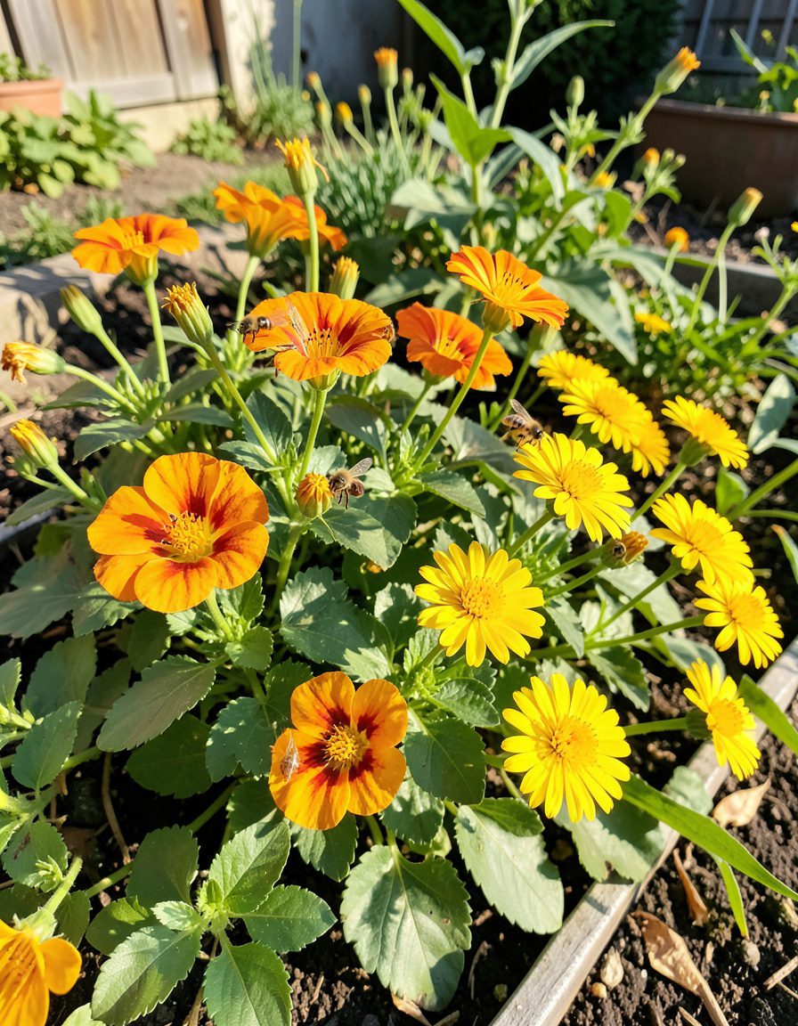12. Incorporate Edible Flowers - 12 Bee-Friendly Garden Ideas for Eco-Conscious Gardeners To Boost Buzzing Life