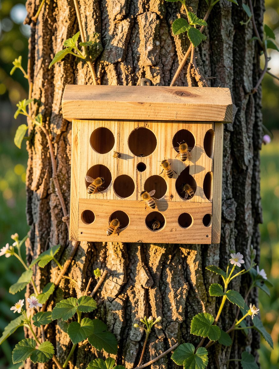 4. Build Bee Hotels - 12 Bee-Friendly Garden Ideas for Eco-Conscious Gardeners To Boost Buzzing Life