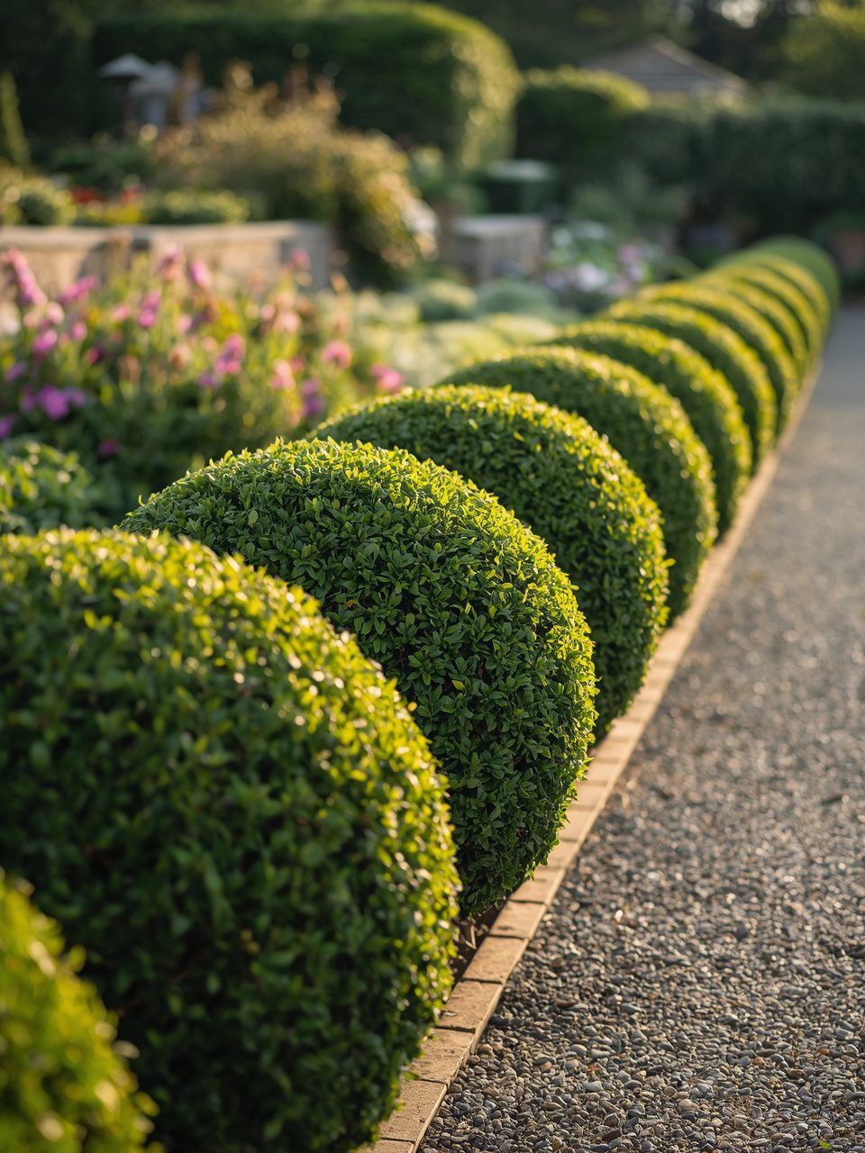 2. Spherical Topiary Balls - 12 Elegant Topiary Garden Ideas To Elevate Your Outdoor Space