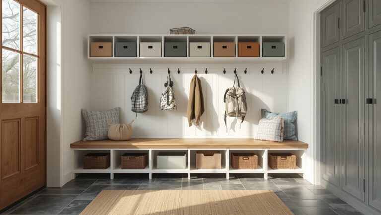12 Entryway Organization Ideas for Families With Kids and School Bags That Actually Work