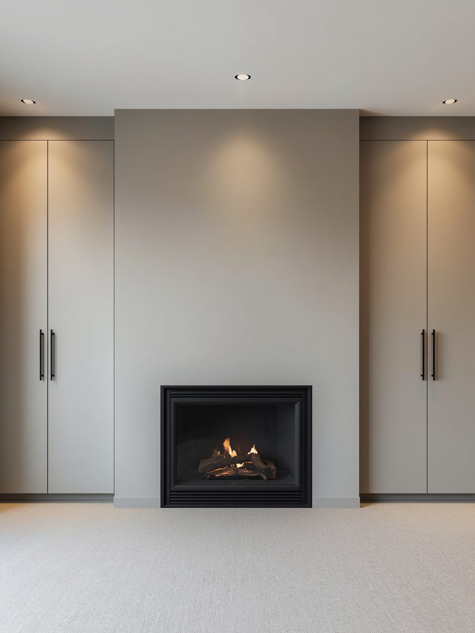 10. Hidden Storage Cabinets - 12 Fireplace Built-In Cabinet Ideas To Transform Your Living Space