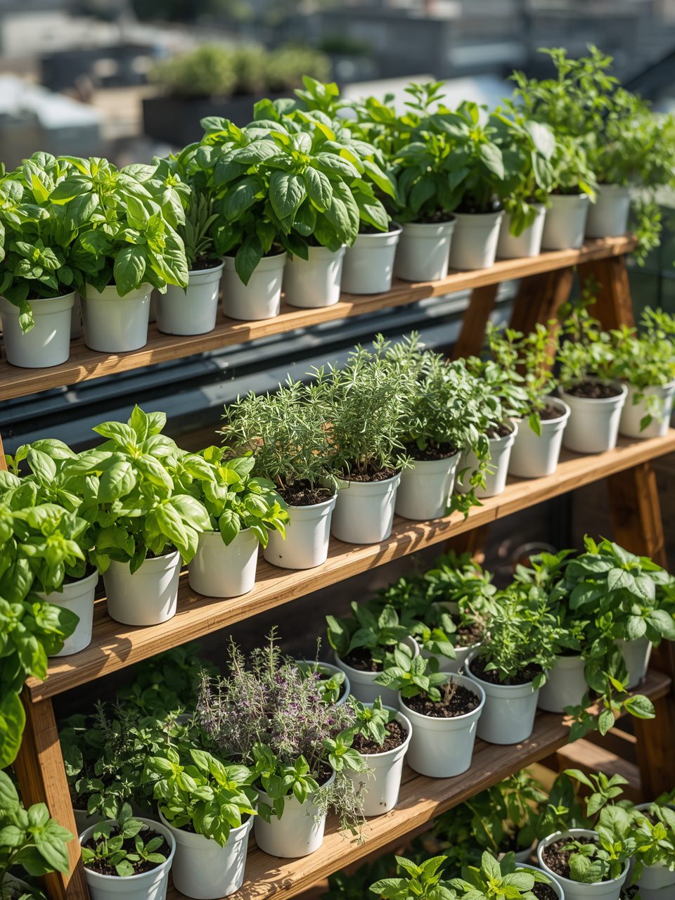 5. Mini Herb Garden - 12 Stunning Rooftop Garden Ideas to Transform Your Space